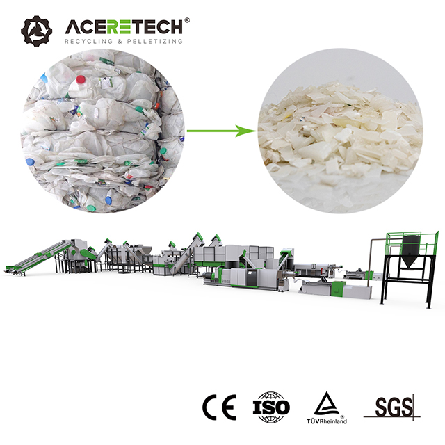 AWS-HDPE Kleine Plastikflaschen-Recyclingmaschine zum besten Preis