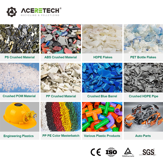 ATE Patentierter Doppelschnecken-Plastik-Recycling-Extruder-Granulator für Farb-Masterbatches